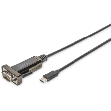 Digitus USB-C > DSUB 9M 1m Kabel Länge FTDI Chipsatz (DA-70166) - Átalakítók kábel és adapter