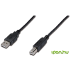 Digitus USB Összekötő Fekete 3m AK-300105-030-S