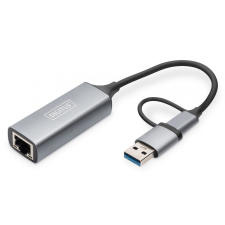  Digitus USB Type-C Gigabit Ethernet Adapter 2,5G hálózati kártya