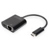 Digitus USB-Type-C Gigabit Ethernet Adapter + PD