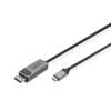 Digitus usb type c to displayport bi-directional adapter cable db-300334-010-s