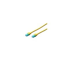Digitus UTP CAT5e patch kábel 1 m (sárga) kábel és adapter