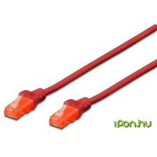 Digitus UTP Összekötő Piros 5m DK-1617-050/R kábel és adapter