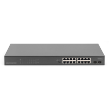 Digitus ZUB Digitus Gigabit Ethernet 16-port + 2 Combo (DN-95347-1) hub és switch