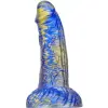  Dildo Fantasy Gentax – prémium kék-arany dildó 16x5 cm