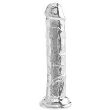  Dildó pénztárca nélkül Diamond Dick 20 x 4cm átlátszó műpénisz, dildó