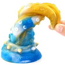  Dildó Tentamix 15 x 5.5cm arany-kék műpénisz, dildó