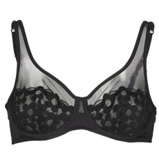 DIM Telekosarasok GENEROUS MOD BRODERIE Fekete 90D