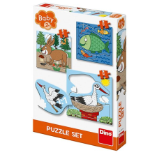 Dino Ahol 3-5 állat él puzzle, kirakós