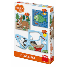 Dino Ahol 3-5 állat él (8590878325111) puzzle, kirakós