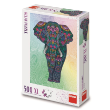 Dino Elefánt 500 XL Relax puzzle puzzle, kirakós