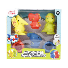  Dínó fürdőjáték 6 darabos készlet fürdőszobai játék