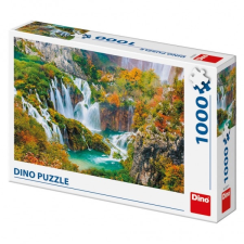 Dino kirakós játék Plitvicei tavak Horvátország 1000 darab puzzle, kirakós