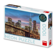 Dino New York neon, 1000 darab puzzle, kirakós
