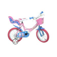 Dino Peppa Malac rózsaszín kerékpár 14-es méretben gyermek kerékpár