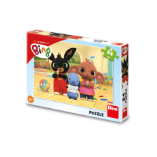Dino Puzzle Bing maluje 24 dílků puzzle, kirakós