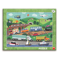 Dino puzzle Járművek 40 db puzzle, kirakós