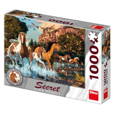 Dino Puzzle Secret Collection: Lovak 1000 Darabos puzzle, kirakós