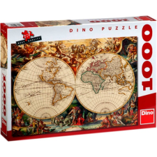 Dino Történelmi világtérkép 1000 darabos puzzle puzzle, kirakós