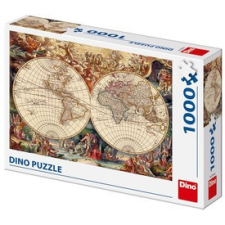 Dino Történelmi világtérkép 1000 darabos puzzle puzzle, kirakós