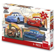Dino Verdák az utakon 4 × 54 (8590878333284) puzzle, kirakós