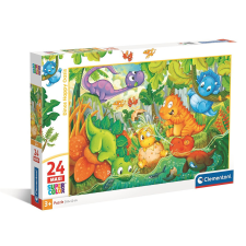 Dinoszaurusz Happy Oasis 24 db-os maxi puzzle Clementoni puzzle, kirakós