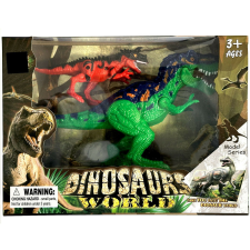 Dinoszaurusz műanyag figura 2db-os szett dobozban játékfigura