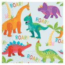 Dinoszaurusz Party szalvéta 20 db-os 33x33 cm party kellék