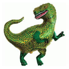 Dinoszaurusz Tyrannosaurus, Dinoszaurusz fólia lufi 36 cm party kellék