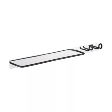 Diplon Fekete színű törölközőtartó fogassal, 40 cm SE02811-1 bútor