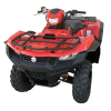 DIRECTION 2 sárvédő szélesítő készlet fekete - Suzuki Kingquad 500/750