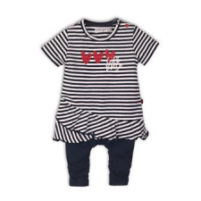 DIRKJE 2 részes készlet C-SO SPORTY GIRL BOSS 56 Navy-White babaruha szett