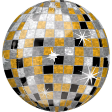  Disco Ball Fólia lufi 40 cm party kellék