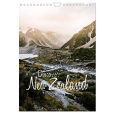  Discover New Zealand (Wall Calendar 2024 DIN A4 portrait), CALVENDO 12 Month Wall Calendar naptár, kalendárium