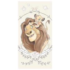 Disney Az Oroszlánkirály Simba fürdőlepedő, strandtörölköző 70x140 cm lakástextília