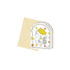 Disney babaváró meghívó, 6 db party kellék