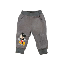 Disney bélelt Kordnadrág - Mickey Mouse #szürke - 80-as méret gyerek nadrág