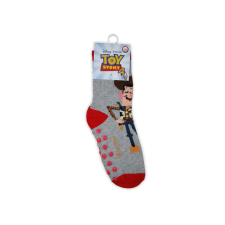 Disney Csúszásgátlós gyerek bokazokni - Toy Story - teliplüss - szürke - 23-26 gyerek zokni