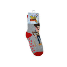 Disney Csúszásgátlós gyerek bokazokni - Toy Story - teliplüss - szürke - 27-30 gyerek zokni