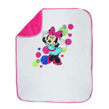 Disney Disney béléses Takaró 70x90cm - Minnie Mouse #fehér-rózsaszín babaágynemű, babapléd