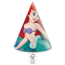 Disney Disney Hercegnők, Ariel Curious Parti kalap, csákó 6 db-os FSC party kellék