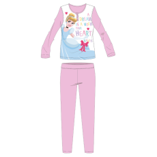 Disney Disney Hercegnők hosszú vékony gyerek pizsama - pamut jersey pizsama - világosrózsaszín - 98