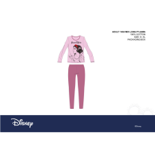 Disney Disney Hófehérke női jersey pizsama - pamut pizsama - világosrózsaszín-lila - M hálóing, pizsama