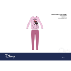 Disney Disney Hófehérke női jersey pizsama - pamut pizsama - világosrózsaszín-lila - S