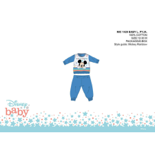Disney Disney Mickey egér baba pizsama - jersey pamut pizsama - középkék - 80 gyerek hálóing, pizsama