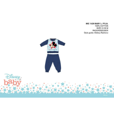 Disney Disney Mickey egér baba pizsama - jersey pamut pizsama - sötétkék - 80