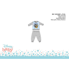 Disney Disney Mickey egér baba pizsama - jersey pamut pizsama - szürke - 98 gyerek hálóing, pizsama