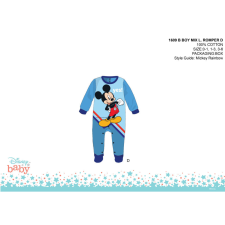 Disney Disney Mickey egér baba rugdalózó - világoskék-sötétkék - 0-1 hónapos babának rugdalózó
