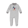 Disney Disney Mickey egér baba velúr rugdalózó - szürke - 1-3 hónapos babának