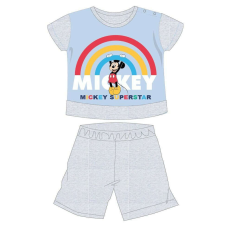 Disney Disney Mickey egér nyári rövid ujjú baba pizsama - pamut jersey pizsama - szürke - 86